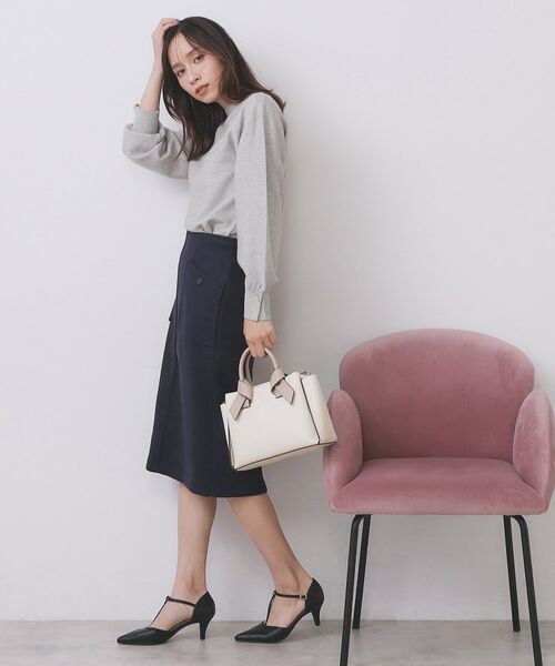 index / インデックス ニット・セーター | ラメガーター編みボートネックニット【洗濯機OK】《8col/XS~LL》 | 詳細26