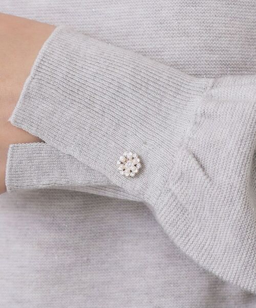 index / インデックス ニット・セーター | ラメガーター編みボートネックニット【洗濯機OK】《8col/XS~LL》 | 詳細27