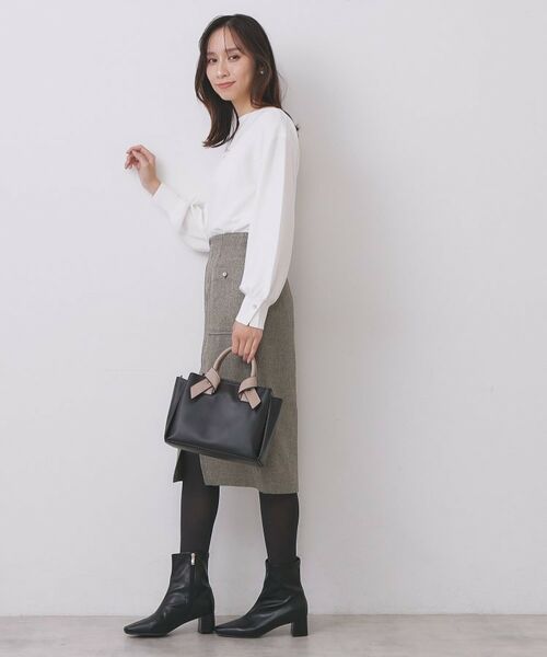 index / インデックス ニット・セーター | ラメガーター編みボートネックニット【洗濯機OK】《8col/XS~LL》 | 詳細6