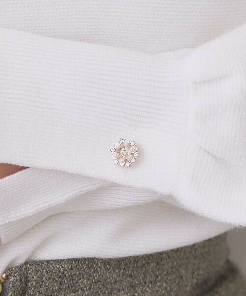 index / インデックス ニット・セーター | ラメガーター編みボートネックニット【洗濯機OK】《8col/XS~LL》 | 詳細7