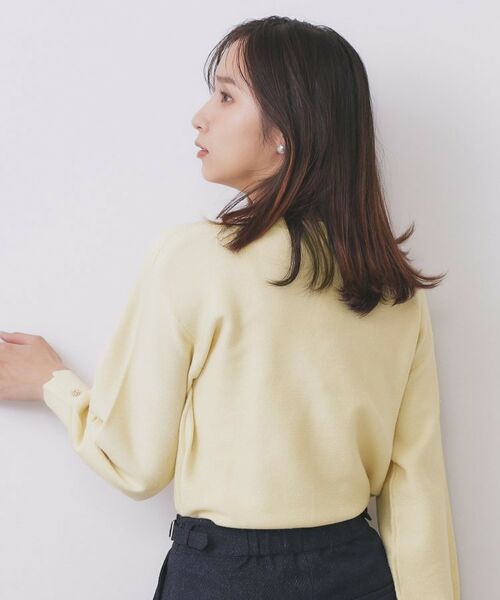 index / インデックス ニット・セーター | ラメガーター編みボートネックニット【洗濯機OK】《8col/XS~LL》 | 詳細8