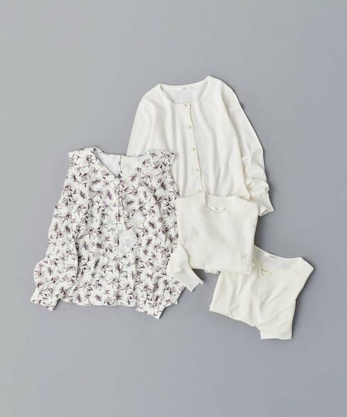 index / インデックス ニット・セーター | フラワーモチーフハイネックニット【洗える】 | 詳細25