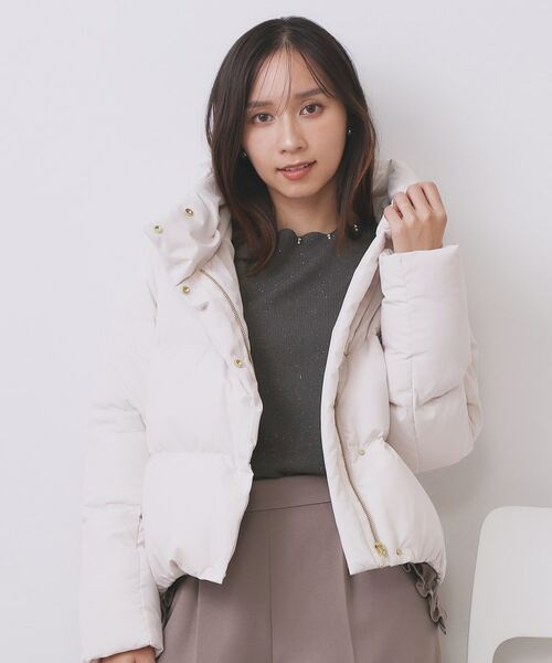 index / インデックス ニット・セーター | ラメスカラップビジューデザインニット【洗濯機OK】《6col/S～LL》 | 詳細15