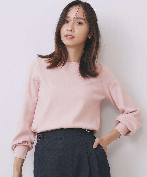 index / インデックス ニット・セーター | ラメスカラップビジューデザインニット【洗濯機OK】《6col/S～LL》 | 詳細19