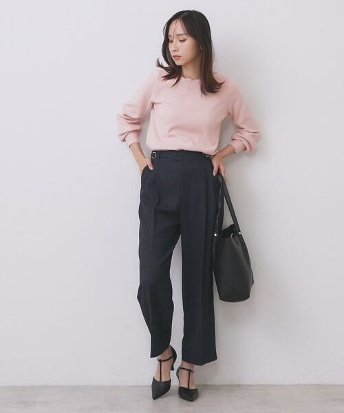 index / インデックス ニット・セーター | ラメスカラップビジューデザインニット【洗濯機OK】《6col/S～LL》 | 詳細20