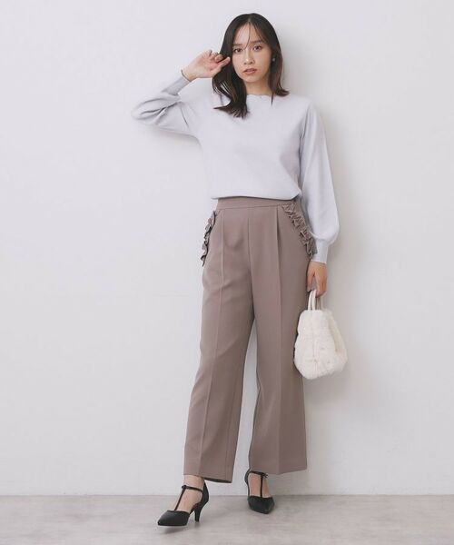 index / インデックス ニット・セーター | ラメスカラップビジューデザインニット【洗濯機OK】《6col/S～LL》 | 詳細25