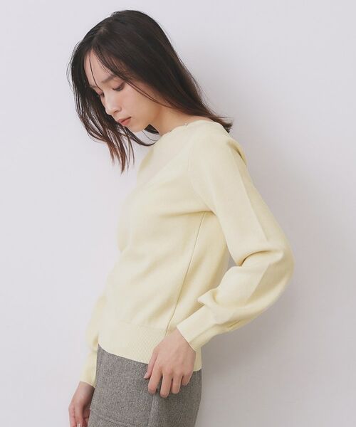 index / インデックス ニット・セーター | ラメスカラップビジューデザインニット【洗濯機OK】《6col/S～LL》 | 詳細28