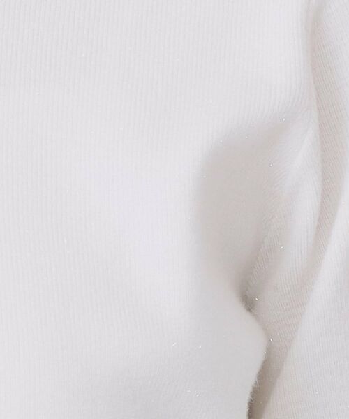 index / インデックス ニット・セーター | ラメスカラップビジューデザインニット【洗濯機OK】《6col/S～LL》 | 詳細6