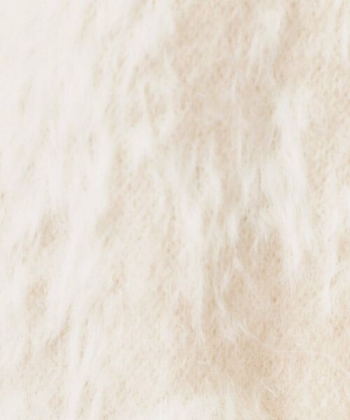 index / インデックス カーディガン・ボレロ | フェザー幾何ジャカードクルーミドルカーディガン【洗濯機OK】 | 詳細8