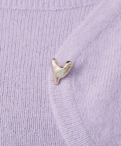 index / インデックス カーディガン・ボレロ | ハート釦ニットボレロ/アンサンブル対応【洗える】 | 詳細12