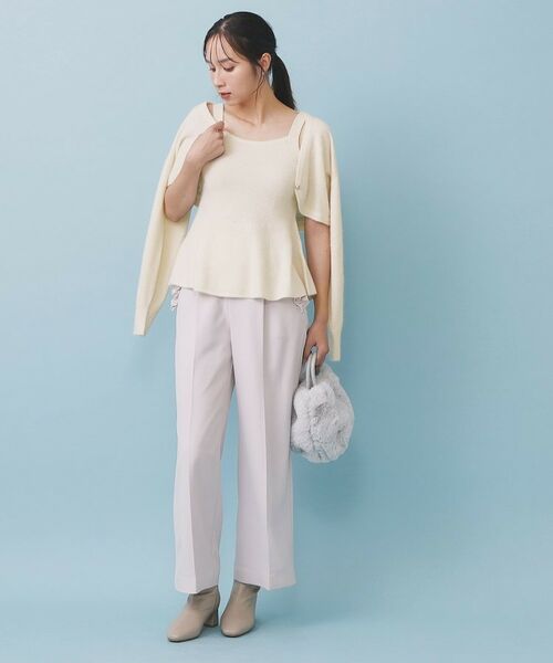 index / インデックス カーディガン・ボレロ | ハート釦ニットボレロ/アンサンブル対応【洗える】 | 詳細14