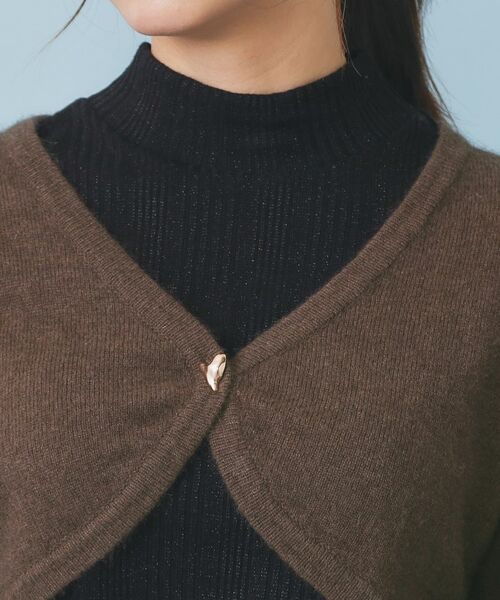 index / インデックス カーディガン・ボレロ | ハート釦ニットボレロ/アンサンブル対応【洗える】 | 詳細20