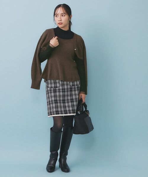 index / インデックス カーディガン・ボレロ | ハート釦ニットボレロ/アンサンブル対応【洗える】 | 詳細6