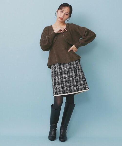 index / インデックス カーディガン・ボレロ | ハート釦ニットボレロ/アンサンブル対応【洗える】 | 詳細7