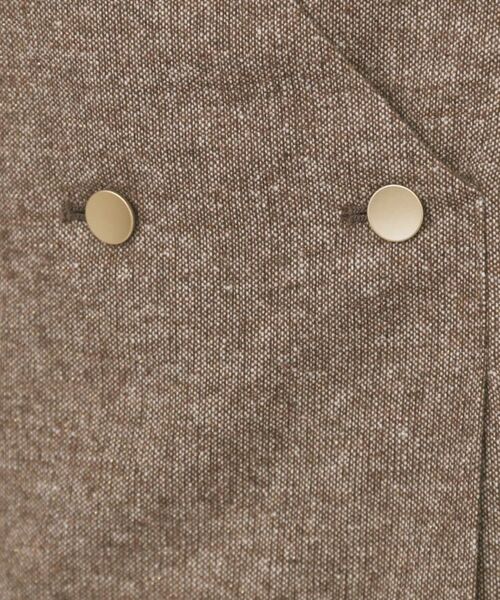 index / インデックス ミニ丈・ひざ丈ワンピース | ラップ風ツイードジャンスカ【洗濯機OK/防シワ】 | 詳細10