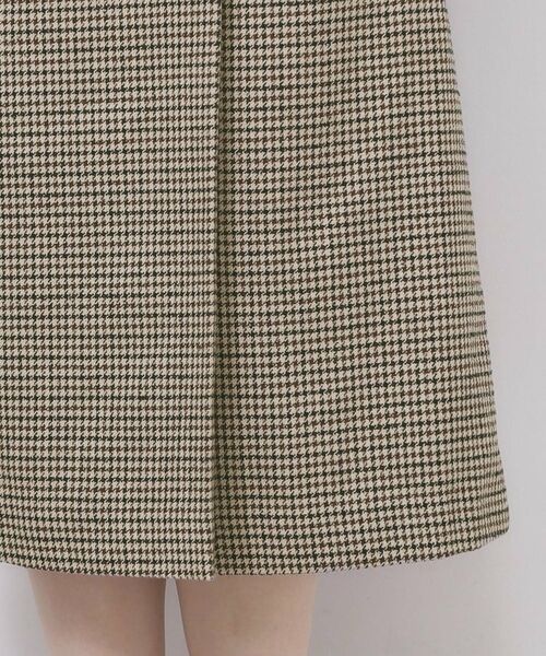 index / インデックス ミニ丈・ひざ丈ワンピース | ラップ風ツイードジャンスカ【洗濯機OK/防シワ】 | 詳細22