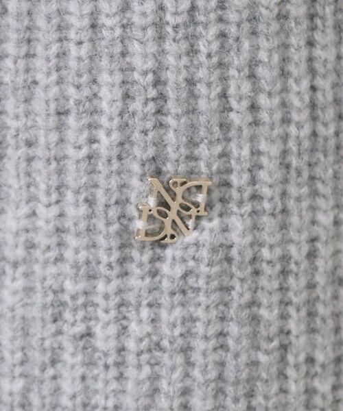 index / インデックス ワンピース | ウール混ケーブルスリーブミニワンピース【洗濯機OK】 | 詳細10