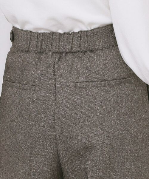 index / インデックス パンツ | カルゼツイードストレッチワイドパンツ【洗濯機OK/防シワ/イージーアイロン/抗ピル】 | 詳細21