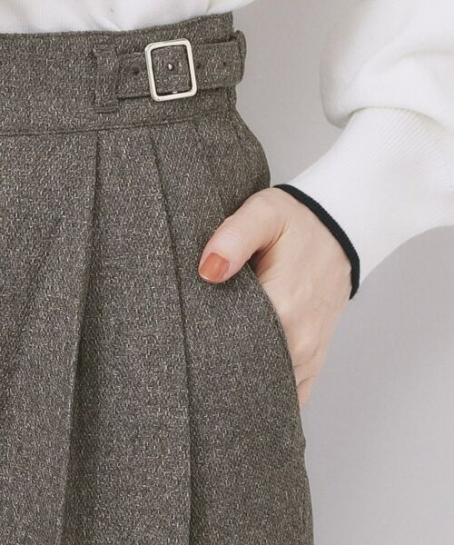 index / インデックス パンツ | カルゼツイードストレッチワイドパンツ【洗濯機OK/防シワ/イージーアイロン/抗ピル】 | 詳細23