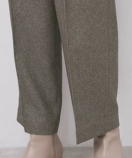 index / インデックス パンツ | カルゼツイードストレッチワイドパンツ【洗濯機OK/防シワ/イージーアイロン/抗ピル】 | 詳細24