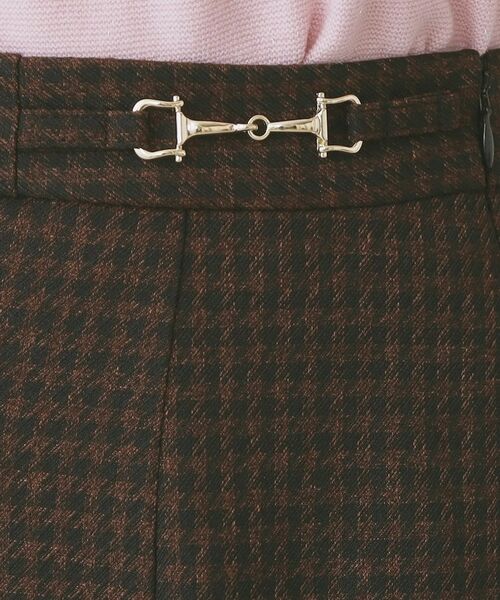 index / インデックス スカート | カルゼツイードアシメフレアスカート【洗濯機OK/防シワ/イージーアイロン/抗ピル】 | 詳細12