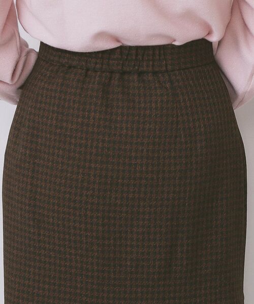 index / インデックス スカート | カルゼツイードアシメフレアスカート【洗濯機OK/防シワ/イージーアイロン/抗ピル】 | 詳細18