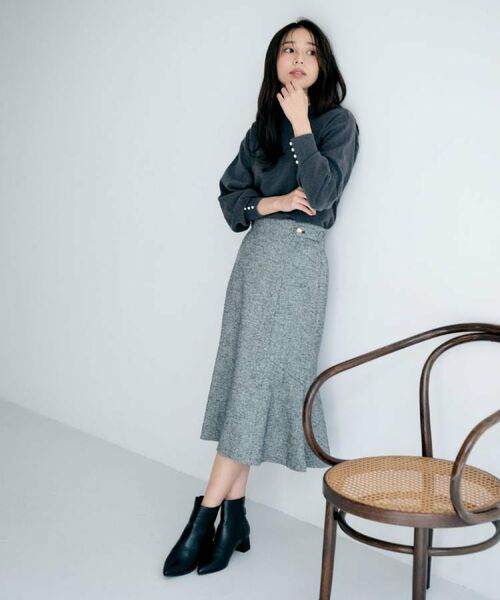 index / インデックス スカート | マーメイドフレアスカート【洗濯機OK/防シワ】 | 詳細24