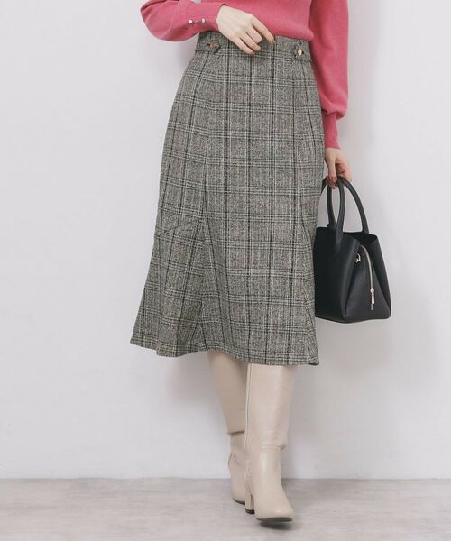 index / インデックス スカート | マーメイドフレアスカート【洗濯機OK/防シワ】(ブラック(219))