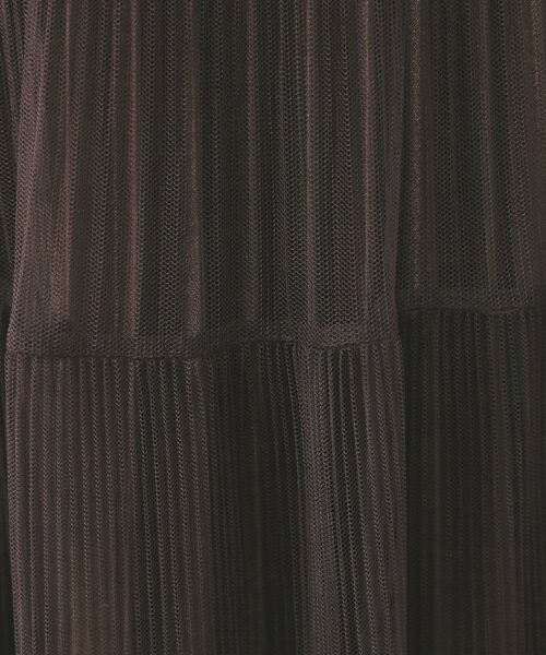 index / インデックス スカート | リバーシブルチュールティアードフレアスカート【洗濯機OK】 | 詳細15