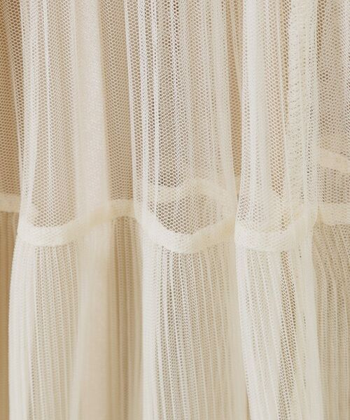 index / インデックス スカート | リバーシブルチュールティアードフレアスカート【洗濯機OK】 | 詳細23