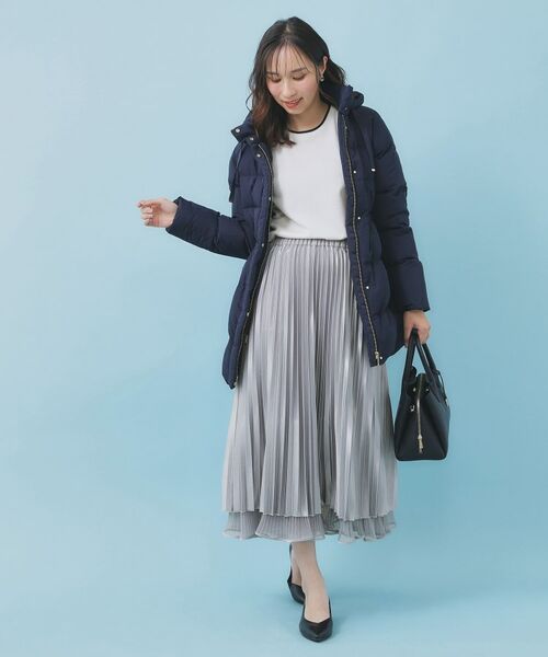 index / インデックス スカート | リバーシブルチュールティアードフレアスカート【洗濯機OK】 | 詳細30