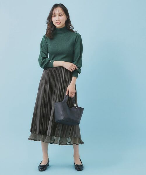 index / インデックス スカート | リバーシブルチュールティアードフレアスカート【洗濯機OK】 | 詳細5