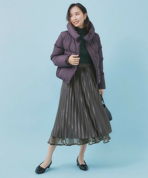 index / インデックス スカート | リバーシブルチュールティアードフレアスカート【洗濯機OK】 | 詳細6