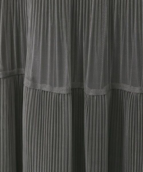 index / インデックス スカート | リバーシブルチュールティアードフレアスカート【洗濯機OK】 | 詳細7