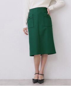 index / インデックス ミニ・ひざ丈スカート | ポケットタイトスカート【洗濯機OK/イージーケア/防シワ】