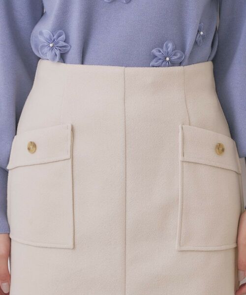 index / インデックス ミニ・ひざ丈スカート | ポケットタイトスカート【洗濯機OK/イージーケア/防シワ】 | 詳細16