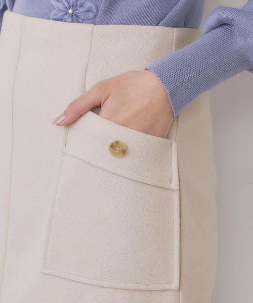 index / インデックス ミニ・ひざ丈スカート | ポケットタイトスカート【洗濯機OK/イージーケア/防シワ】 | 詳細18