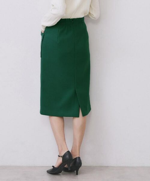 index / インデックス ミニ・ひざ丈スカート | ポケットタイトスカート【洗濯機OK/イージーケア/防シワ】 | 詳細5