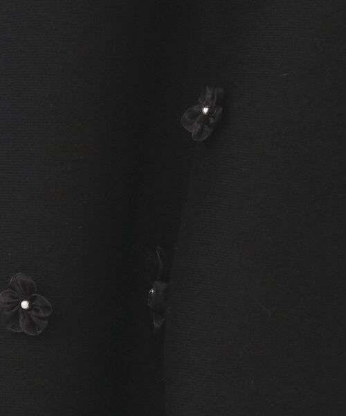 index / インデックス スカート | フラワーモチーフニットフレアスカート【洗える】 | 詳細13