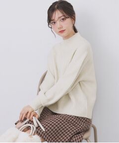 index / インデックス ニット・セーター | 選べる2丈 ハイネックカラーミックスラメニット【洗濯機OK】