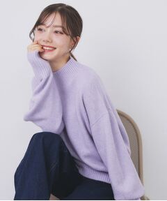 index / インデックス ニット・セーター | 選べる2丈 ハイネックカラーミックスラメニット【洗濯機OK】