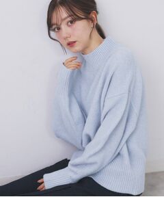 index / インデックス ニット・セーター | 選べる2丈 ハイネックカラーミックスラメニット【洗濯機OK】