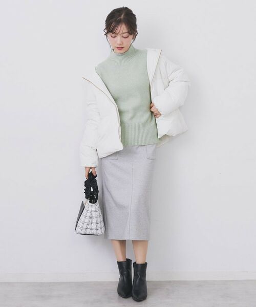 index / インデックス ニット・セーター | 選べる2丈 ハイネックカラーミックスラメニット【洗濯機OK】 | 詳細10