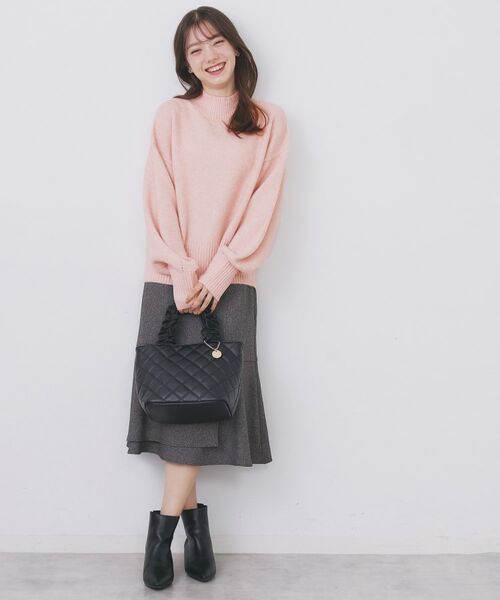 index / インデックス ニット・セーター | 選べる2丈 ハイネックカラーミックスラメニット【洗濯機OK】 | 詳細16