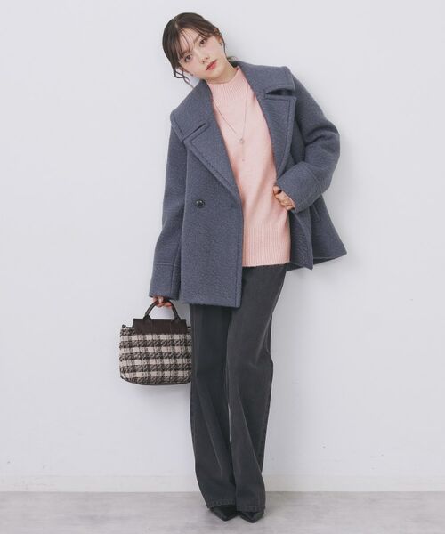 index / インデックス ニット・セーター | 選べる2丈 ハイネックカラーミックスラメニット【洗濯機OK】 | 詳細17