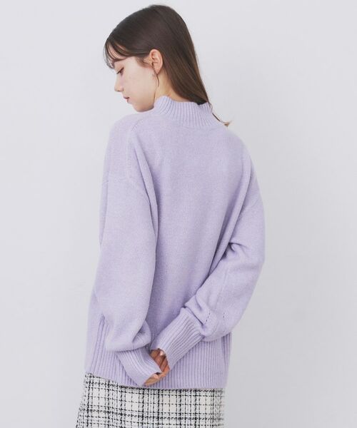 index / インデックス ニット・セーター | 選べる2丈 ハイネックカラーミックスラメニット【洗濯機OK】 | 詳細26