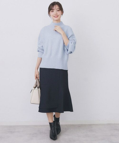 index / インデックス ニット・セーター | 選べる2丈 ハイネックカラーミックスラメニット【洗濯機OK】 | 詳細30