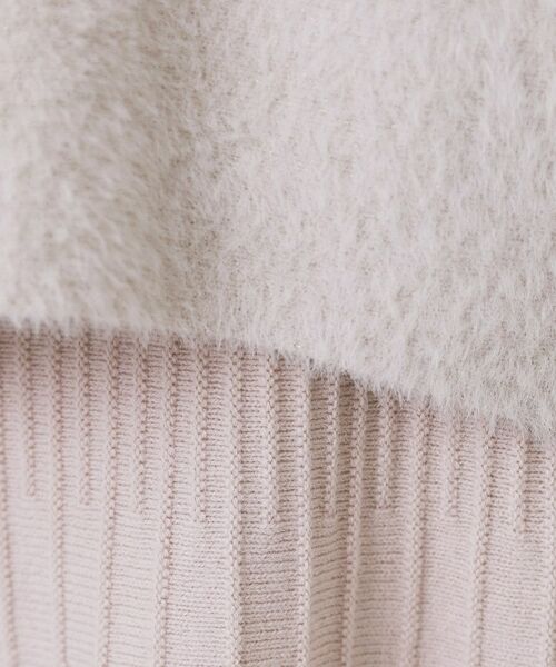 index / インデックス セットアップ | ラメフェザープルオーバーセット ニットワンピース【洗濯機OK】《XS~LL》 | 詳細14