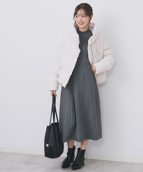 index / インデックス セットアップ | ラメフェザープルオーバーセット ニットワンピース【洗濯機OK】《XS~LL》 | 詳細18