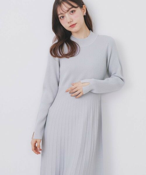 index / インデックス セットアップ | ラメフェザープルオーバーセット ニットワンピース【洗濯機OK】《XS~LL》 | 詳細24